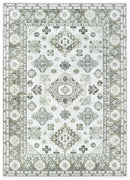 Entryway Rug - 31" x 157" x 0.13" Cream Viscose Runner Rug