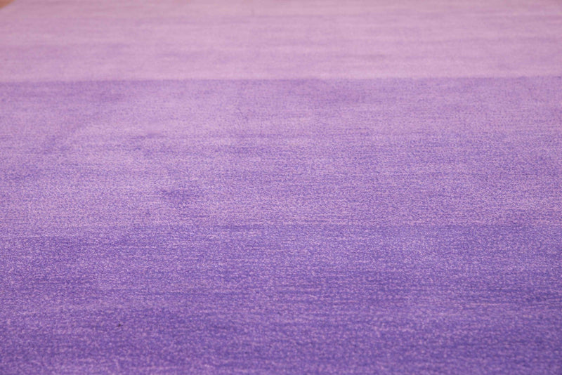 Entryway Rug - 23" x 86" x 0.46" Lilac Polyester Runner Rug