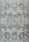 Big Area Rugs - 94" x 126" x 0.2" Turquoise Polyester Oversize Rug