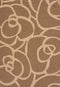 Brown Area Rugs - 63" x 90" Brown Polypropylene/Olefin Area Rug