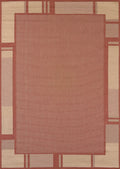 Big Area Rugs - 94" x 126" Terracotta Polypropylene/Olefin Oversize Rug