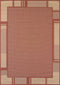 Big Area Rugs - 94" x 126" Terracotta Polypropylene/Olefin Oversize Rug