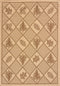 Brown Area Rugs - 63" x 90" Brown Polypropylene/Olefin Area Rug