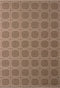 Red Rug - 31" x 50" x 0.2" Brown Polypropylene/Olefin Accent Rug