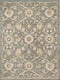 Blue and Grey Rug - 63" x 86" x 0.3" Blue/Grey Olefin Area Rug