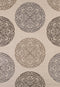 Discount Area Rugs - 61" x 90" x 0.5" Cream Polypropylene Area Rug