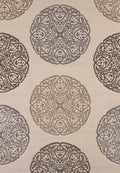 Discount Area Rugs - 94" x 134" x 0.5" Cream Polypropylene Oversize Rug