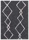 Best Carpet - 23" x 36" x 1.2" Smoke Microfiber Polyester Accent Rug