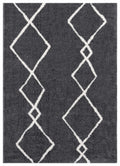 Cheap Big Rugs - 94" x 126" x 1.2" Smoke Microfiber Polyester Oversize Rug