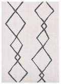 White Rug - 94" x 126" x 1.2" White Microfiber Polyester Oversize Rug