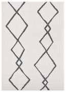 White Rug - 94" x 126" x 1.2" White Microfiber Polyester Oversize Rug