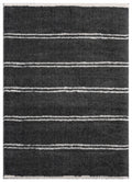 Best Carpet - 23" x 36" x 1.2" Smoke Microfiber Polyester Accent Rug