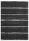 Contemporary Rugs - 63" x 86" x 1.2" Smoke Microfiber Polyester Area Rug