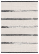 White Rug - 23" x 36" x 1.2" White Microfiber Polyester Accent Rug