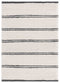 White Rug - 23" x 36" x 1.2" White Microfiber Polyester Accent Rug