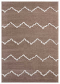 Dynamic Rugs - 23" x 36" x 1.2" Beige Microfiber Polyester Accent Rug