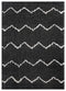 Contemporary Rugs - 63" x 86" x 1.2" Smoke Microfiber Polyester Area Rug