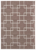 Dynamic Rugs - 39" x 59" x 1.2" Beige Microfiber Polyester Mat Rug