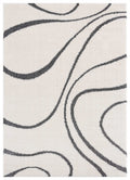 Rugs Near Me - 63" x 86" x 1.2" Smoke Microfiber Polyester Area Rug