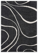 White Rug - 94" x 126" x 1.2" White Microfiber Polyester Oversize Rug