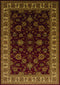 Discount Rugs - 22" x 86" x 0.4" Red Polypropylene Runner Rug