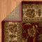 Blue and Grey Rug - 94" x 126" x 0.4" Red Oversize Rug
