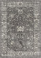 Contemporary Rugs - 63" x 86" x 0.5" Grey Polypropylene Area Rug