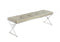 Bedroom Bench - 60" X 17" X 18" Taupe Bench