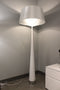 Cheap Lamps - 24" X 24" X 67" White Carbon Floor Lamp