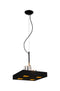 Cheap Lamps - 14" X 14" X 59" Black Stainless Steel Pemdant Lamp