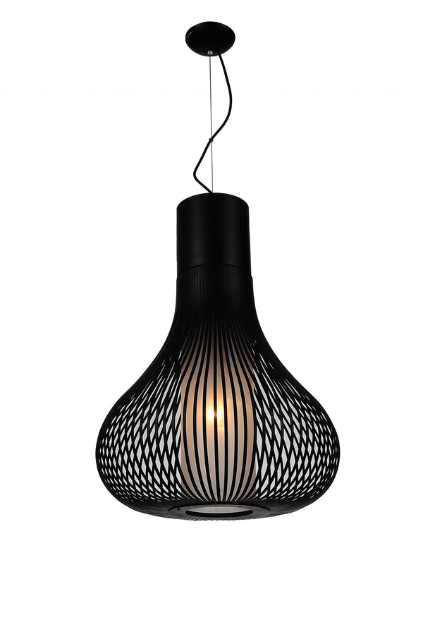 Cheap Lamps - 20" X 20" X 26" Black Carbon Steel Pemdant Lamp