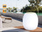 Rustic Furniture - 9" X 9" X 14" White Plastic Portable Speaker