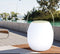 Rustic Furniture - 9" X 9" X 14" White Plastic Portable Speaker