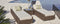 Furniture - 78" X 29" X 28" Brown 3-Piece Outdoor Armless Chaise Lounge Set with Cushions