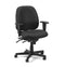 Furniture Sale - 29.5" x 26" x 37" Black Fabric Seat Slider Swivel
