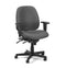 Furniture Sale - 29.5" x 26" x 37" Charcoal Fabric Seat Slider Swivel