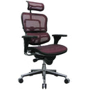 Best Office Chair - 26.5" x 29" x 46"  Plum Red Mesh Chair