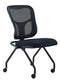 Best Office Chair - 20.5" x 24.5" x 37.5" Black Mesh / Fabric Guest Chair