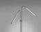 Lamps For Sale - 37.25" X 9.5" X 54.5-72.5" Brushed Steel Metal LED Floor Lamp