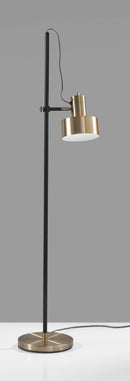 Cute Lamps - 10" X 14" X 56.5" Brass Metal Floor Lamp