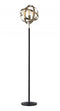 Kitchen Lamps - 13.5" X 11.5" X 70.5" Brass Metal Floor Lamp