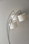 Room Lamp - 44" X 43" X 74" Brushed steel Metal Arc Lamp