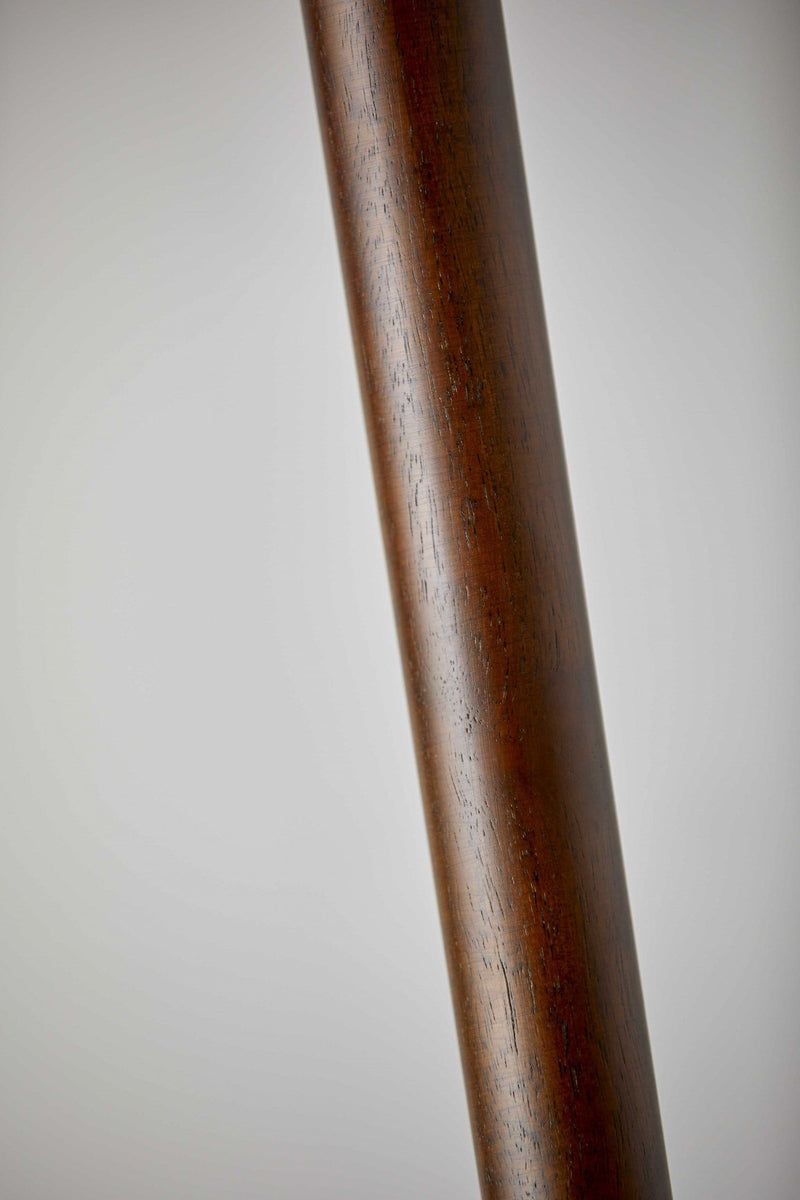 Torchiere Lamp - 13.75" X 13.75" X 71" Walnut Metal 300W Torchiere