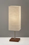 Table Lamps - 8" X 8" X 26" Walnut Shade Table Lamp