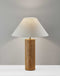 Modern Table Lamps - 18" X 18" X 25.5" Natural Wood Table Lamp