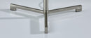 Table Lamps For Living Room - 15" X 15" X 22.25" Brushed steel Metal Table Lamp