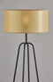 End Table Lamps - 13" X 13" X 25" Bronze Shade Table Lamp