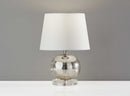 Modern Table Lamps - 10" X 10" X 15" Silver  Table Lamp