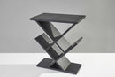 Accent Table with Storage - 19" X 12" X 21.5" Black  Accent Table