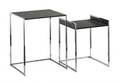 Nest of Tables - 18.75" X 18.75" X 23" Grey  Nesting Tables